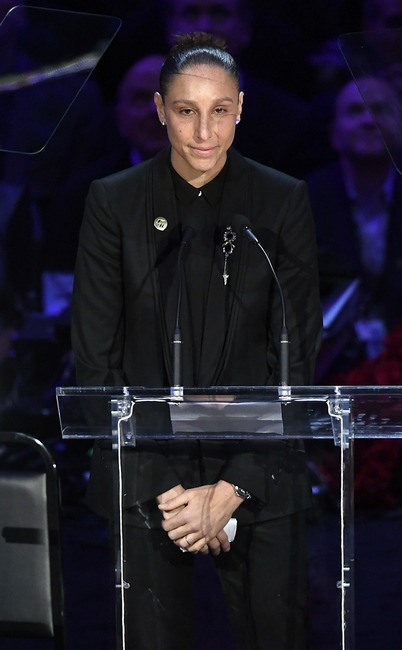 Diana Taurasi, Celebration of Life, Kobe Bryant, Gianna Bryant, Celebrities